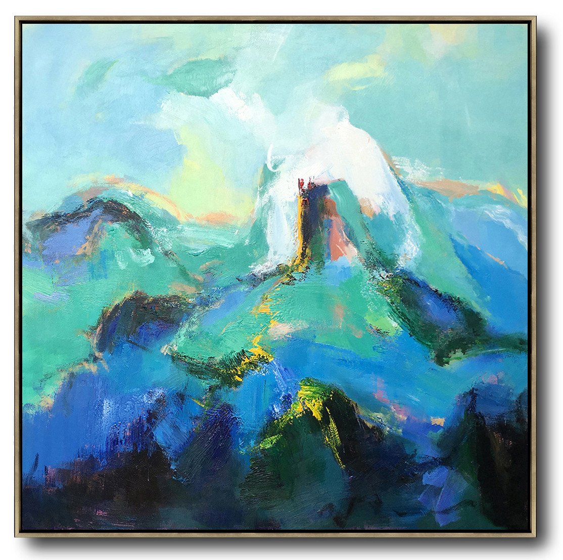 Palette Knife Abstract Mountains #L9A